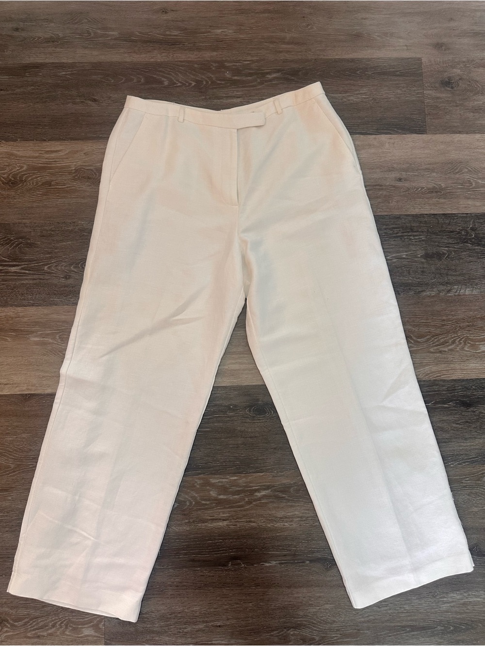 Off White Dress Pants Emma James for Liz Claiborne Straight Leg Pants in Ivory